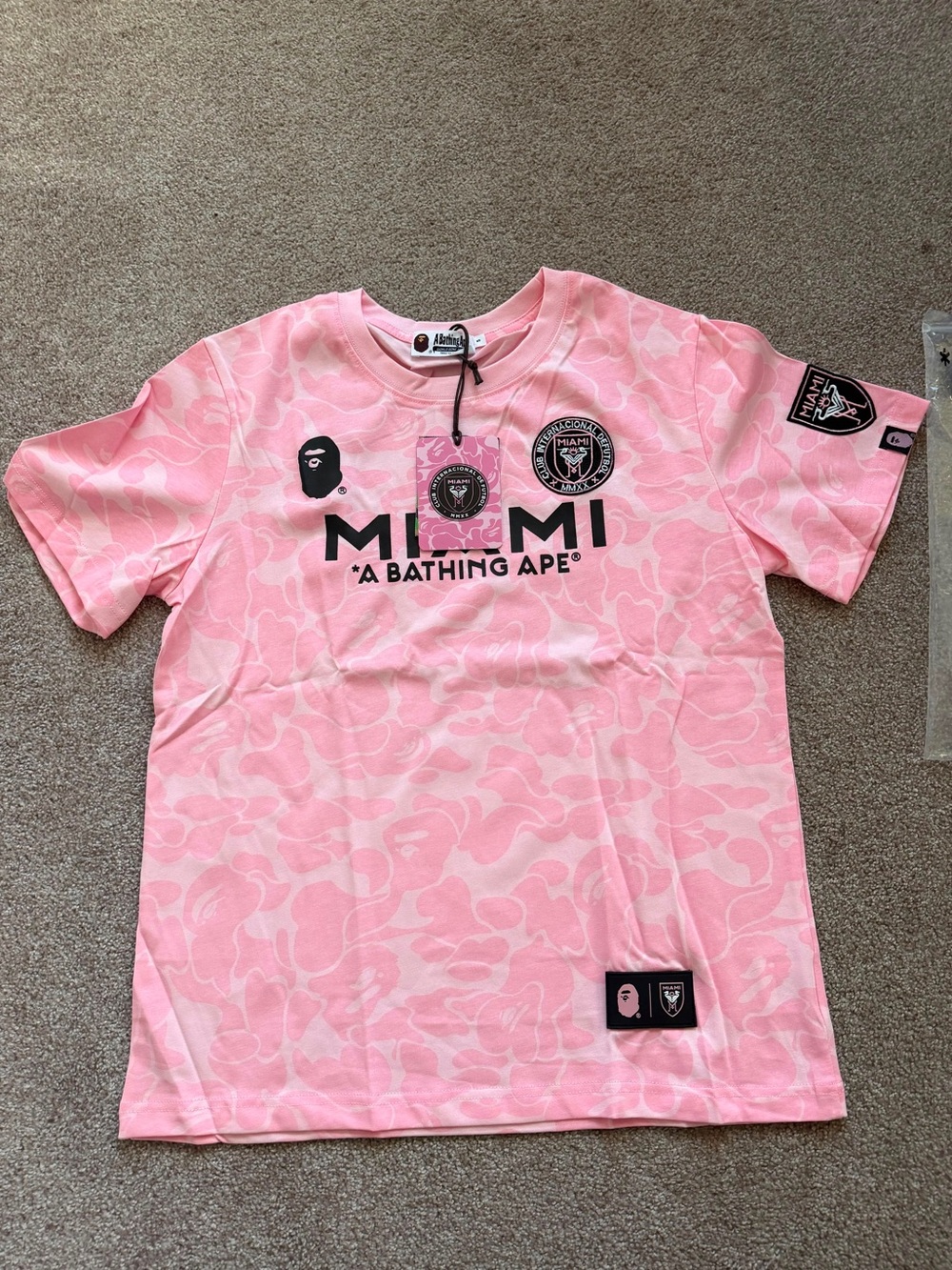 Miami Pink Camo Kids Short Sleeve Tee